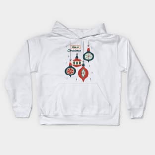 Mid-Century Atomic Christmas Kids Hoodie